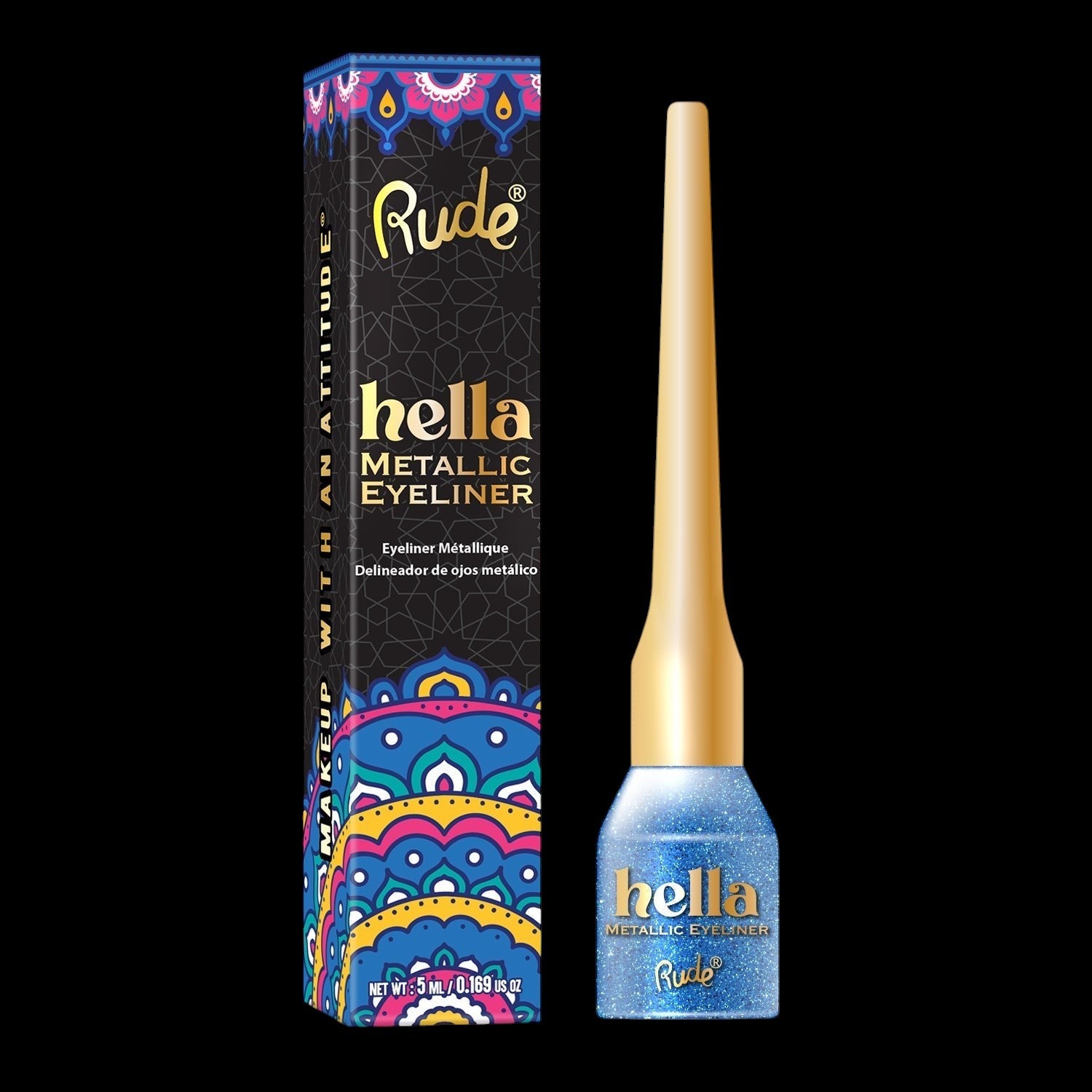 RUDE Hella Metallic Eyeliner - Sapphire by VYSN