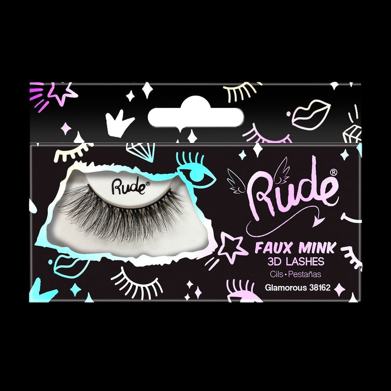 RUDE Essential Faux Mink 3D Lashes - Glamorous by VYSN