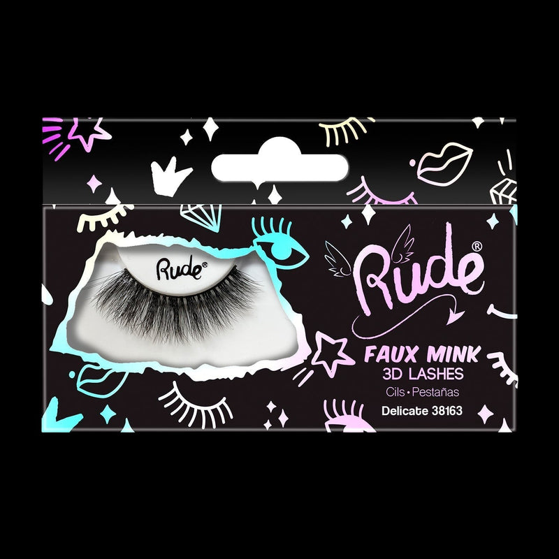 RUDE Essential Faux Mink 3D Lashes - Delicate by VYSN