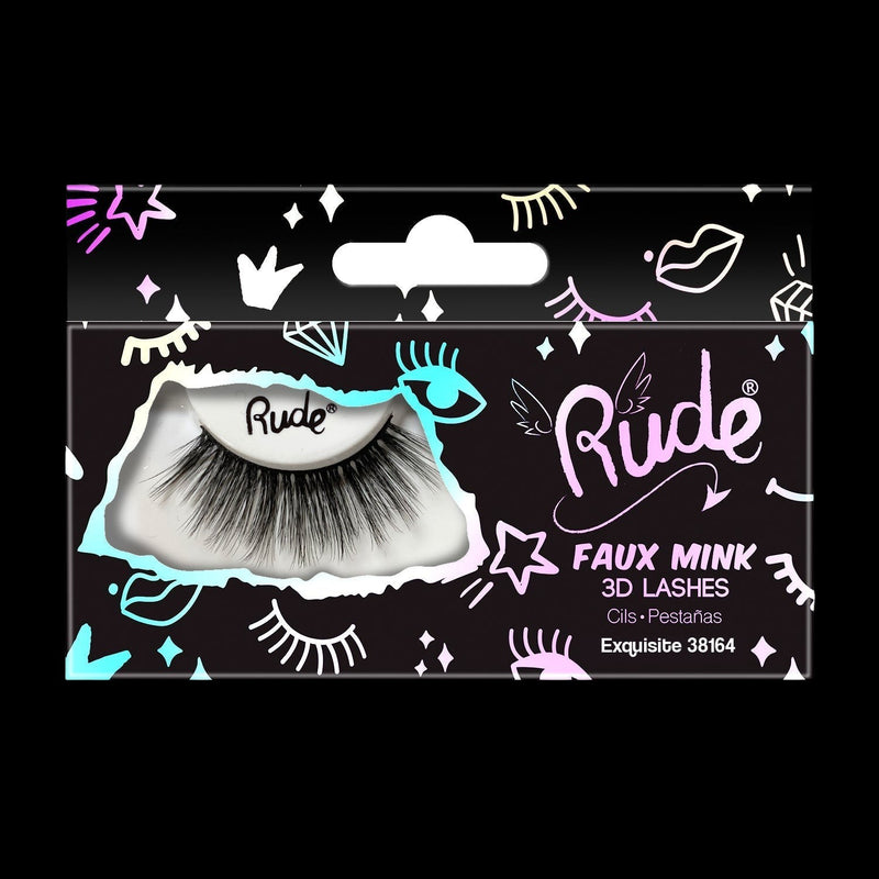 RUDE Essential Faux Mink 3D Lashes - Exquisite by VYSN