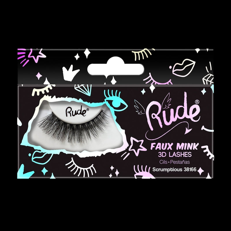 RUDE Essential Faux Mink 3D Lashes - Scrumptious by VYSN