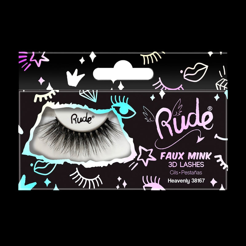 RUDE Essential Faux Mink 3D Lashes - Heavenly by VYSN