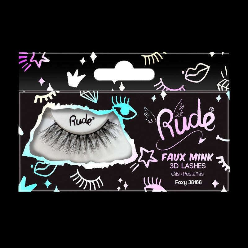 RUDE Essential Faux Mink 3D Lashes - Foxy by VYSN