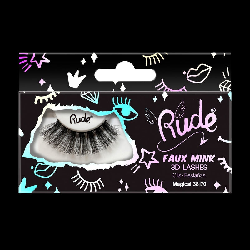 RUDE Essential Faux Mink 3D Lashes - Magical by VYSN
