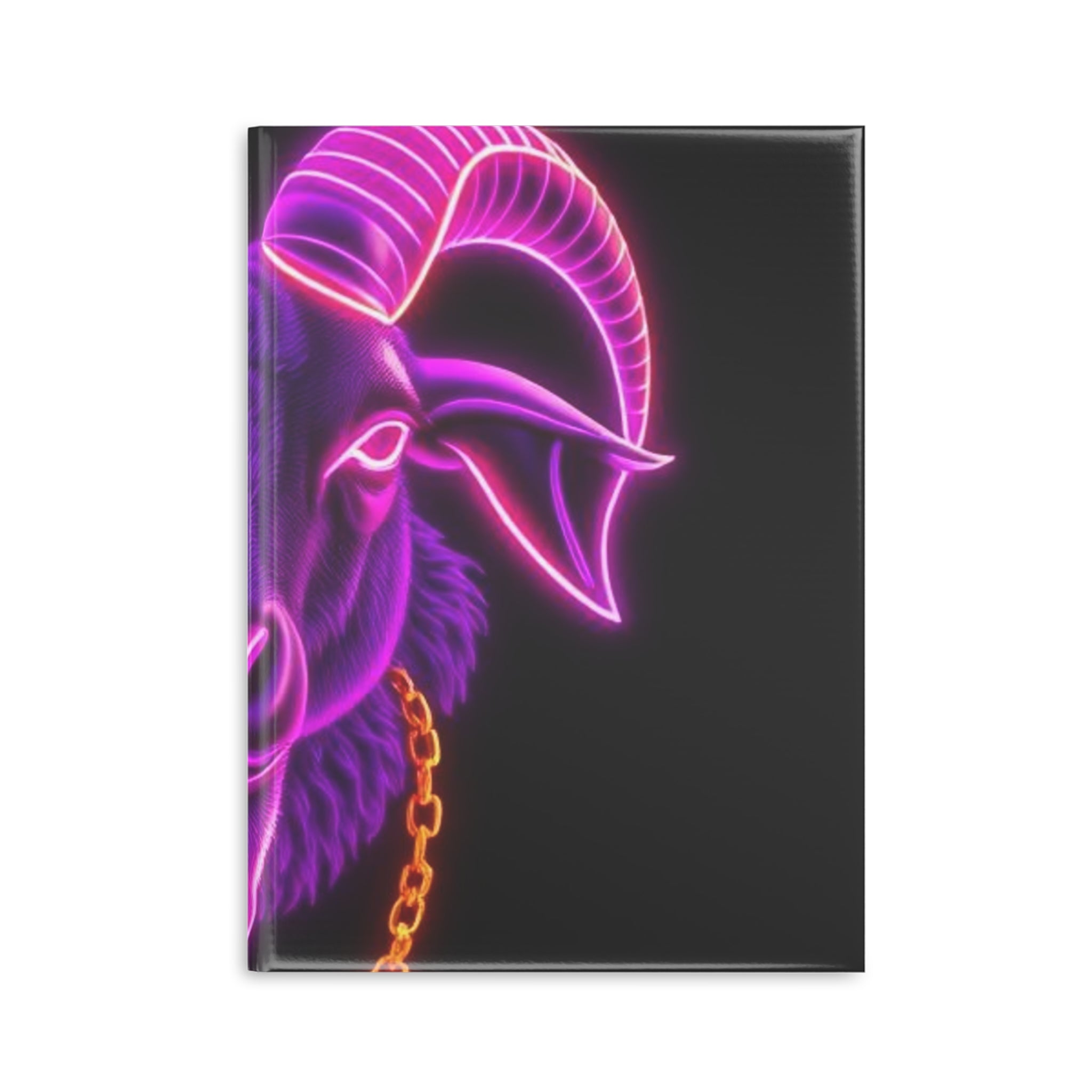 Royal Aura: The Goat Hardcover Notebook with Puffy Covers