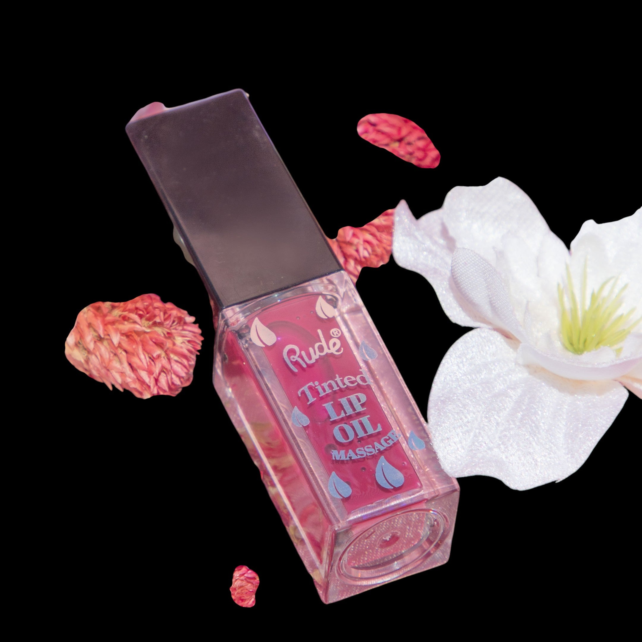 RUDE Lip Oil Massage Tinted & Plumping Lip Oil - Leisure by VYSN