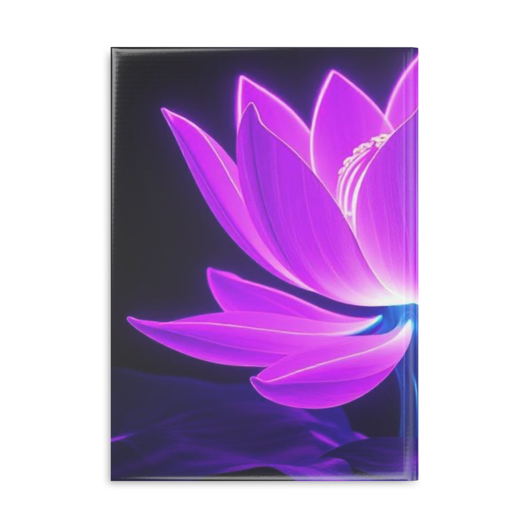 Royal Aura: Lotus Flower Hardcover Notebook with Puffy Covers