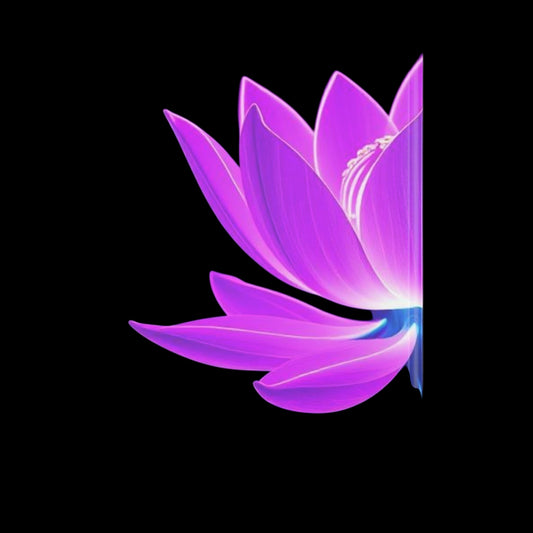 Royal Aura: Lotus Flower Hardcover Notebook with Puffy Covers - AetherLux.Shop
