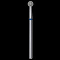 DIAMOND NAIL DRILL BIT, "BALL", BLUE, HEAD DIAMETER 4MM (FA01B040) - STALEKS™ by kvadrat store