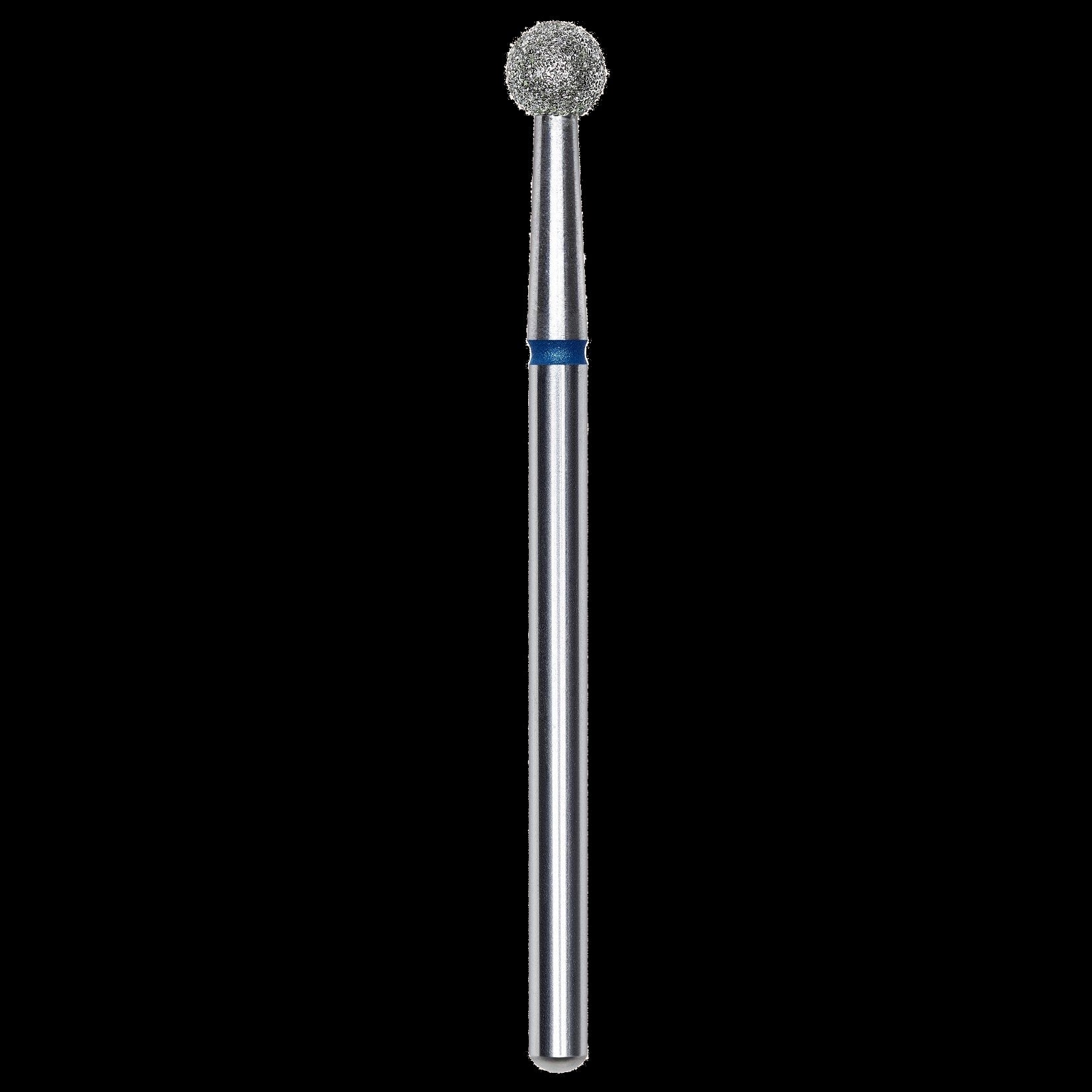 DIAMOND NAIL DRILL BIT, "BALL", BLUE, HEAD DIAMETER 4MM (FA01B040) - STALEKS™ by kvadrat store