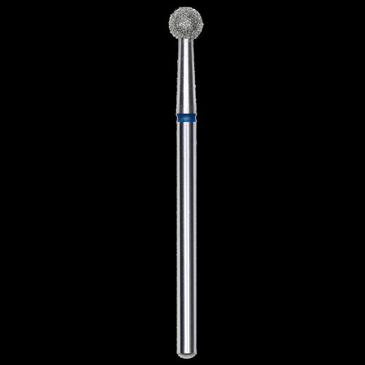 DIAMOND NAIL DRILL BIT, "BALL", BLUE, HEAD DIAMETER 4MM (FA01B040) - STALEKS™ by kvadrat store