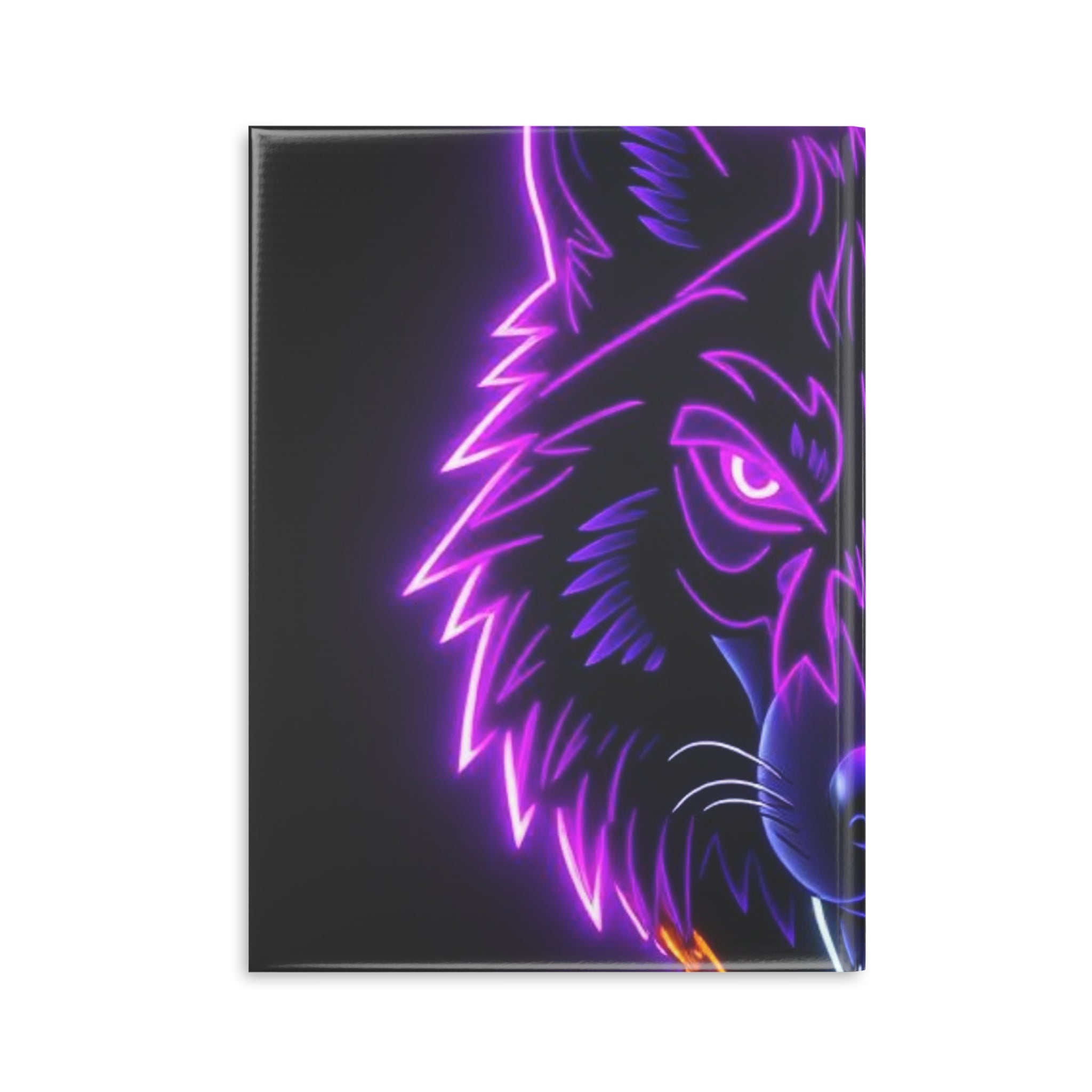Royal Aura: Lone Wolf Hardcover Notebook with Puffy Covers