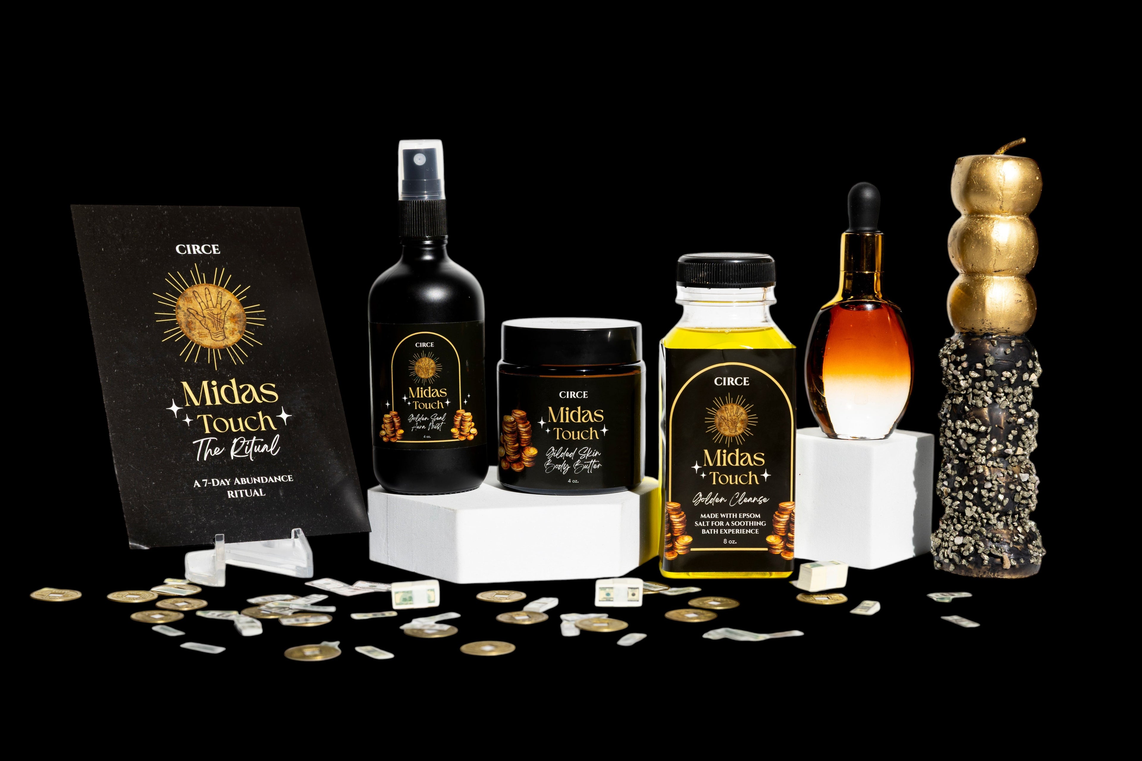 Midas Touch Aura Mist – Luxury Amber, Saffron & Patchouli Prosperity Spray by Circe Boutique