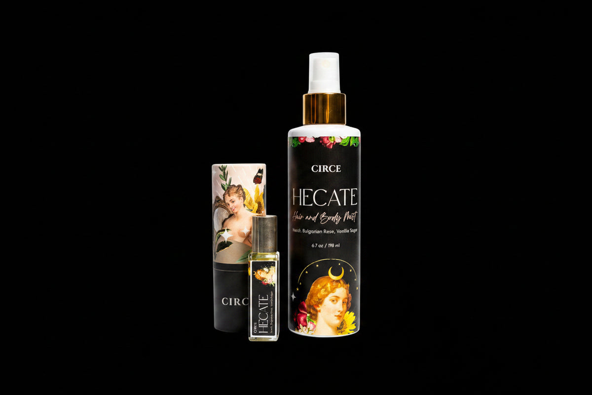 Hecate Goddess Perfume Oil – Neroli, Rose & Vanilla Roller | 10ml by Circe Boutique