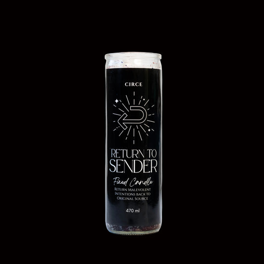 Return to Sender Protection Candle – 7‑Day Reversal Ritual Candle by Circe Boutique