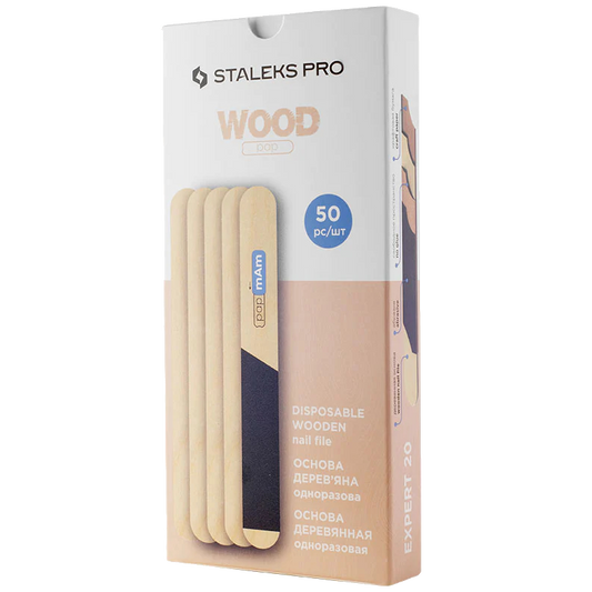 STALEKS DISPOSABLE WOODEN BASE 50 PCS- WBE-20 STALEKS™ by kvadrat store