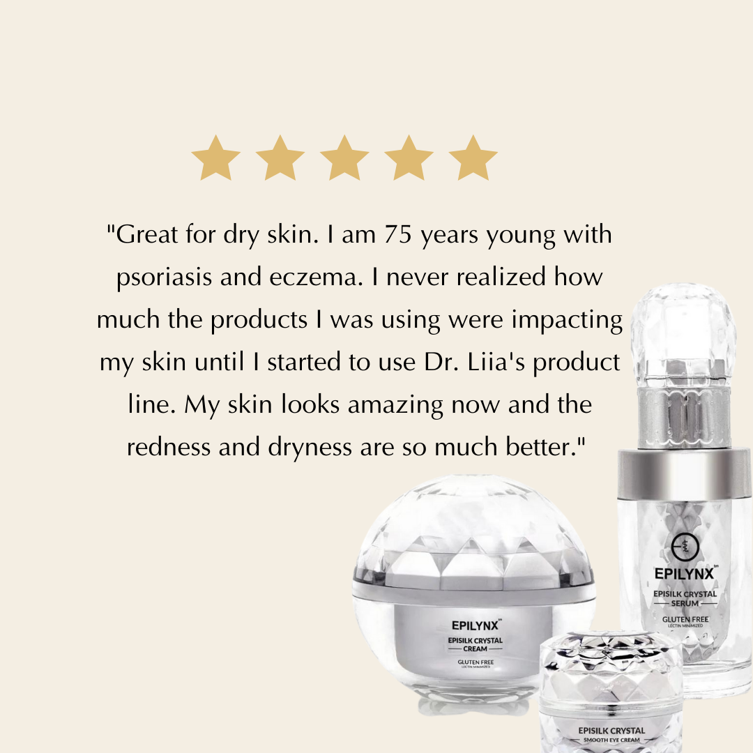 Wrinkle Smoothing Hydration Set for Sensitive Skin – Vegan, Gluten-Free 3-Piece Brightening & Firming Collection by EpiLynx