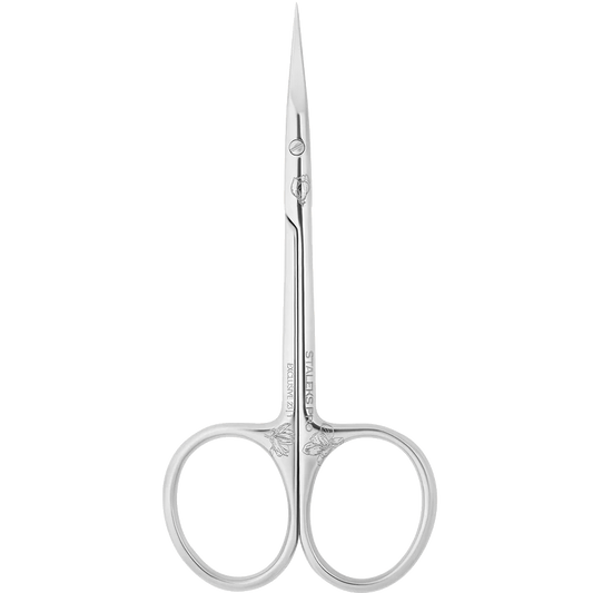 STALEKS PRO EXCLUSIVE 23 TYPE 1 PROFESSIONAL CUTICLE SCISSORS ELONGATED HANDLES MAGNOLIA SX-23/1M- STALEKS™