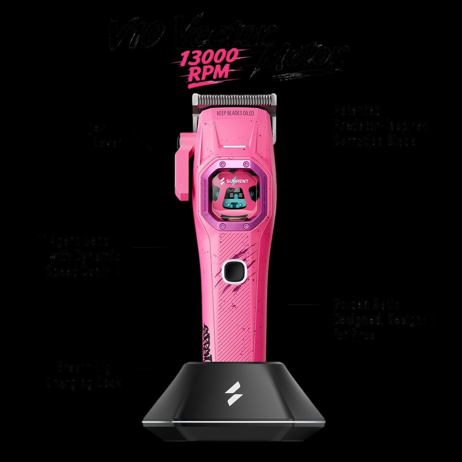 SUPRENT Vice Edition Clipper Trimmer Combo HC976 by SUPRENT US