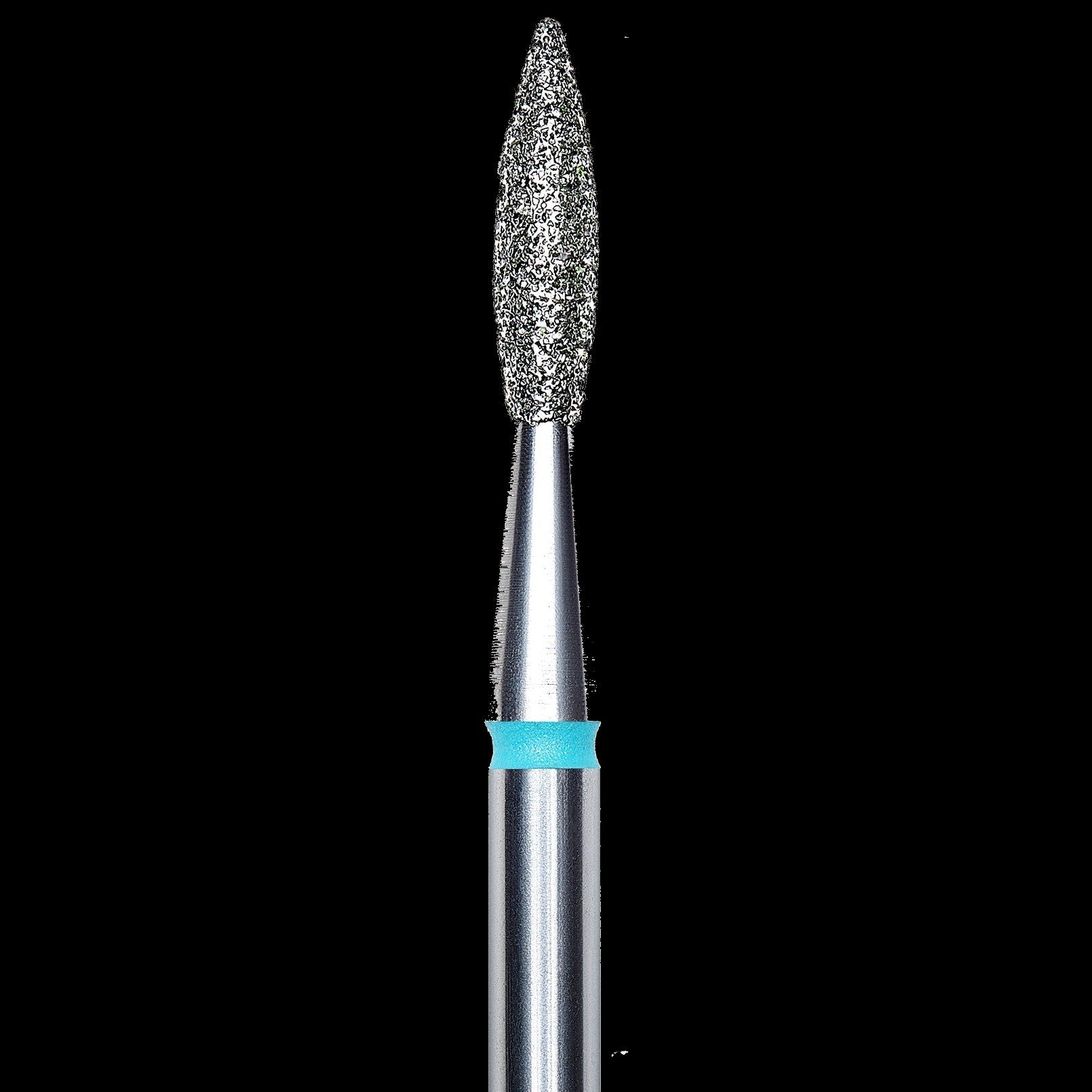 DIAMOND NAIL DRILL BIT, "FLAME", BLUE, HEAD DIAMETER 2.1/8MM (FA11B021/8) - STALEKS™ by kvadrat store
