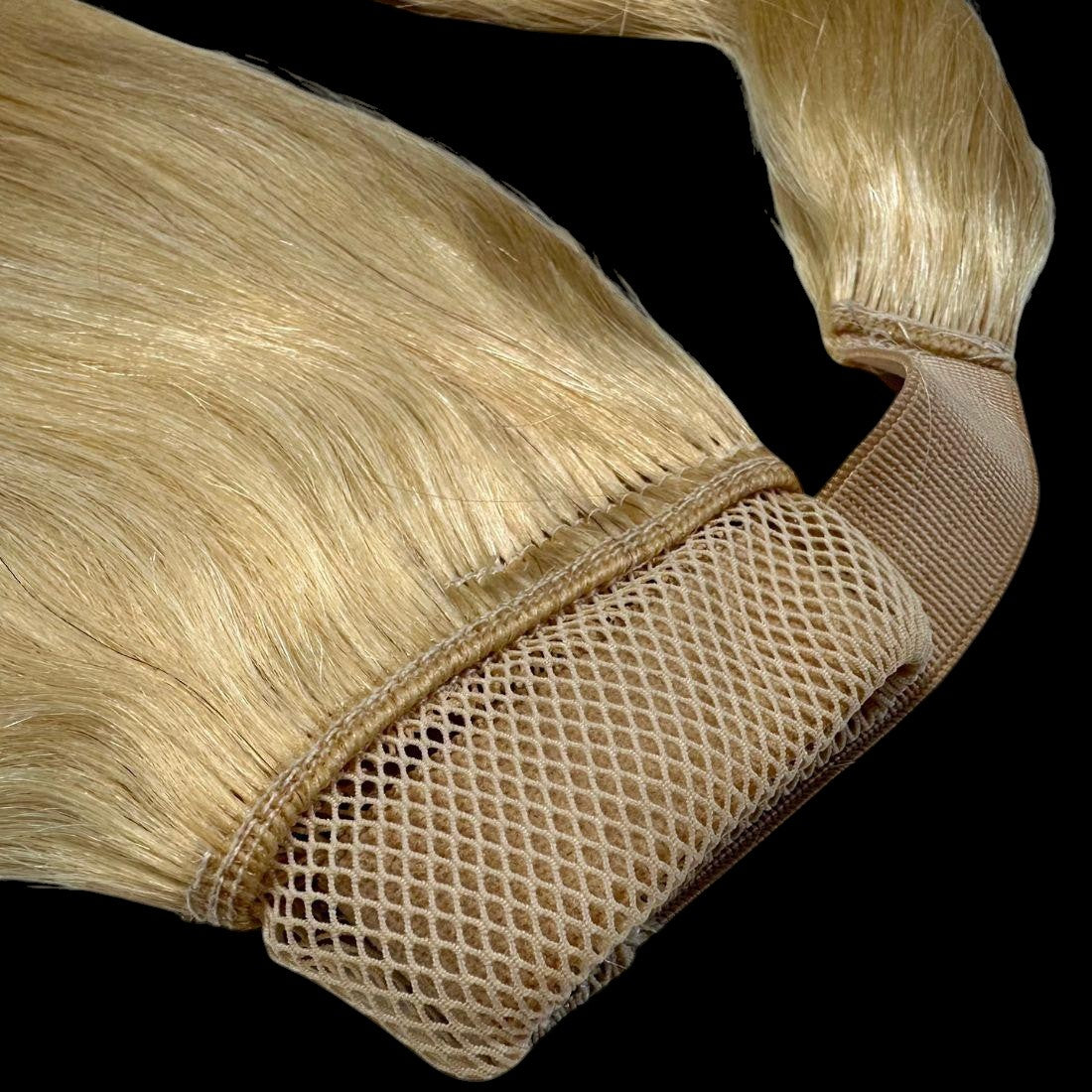 Bleach Blonde 100% Human Hair Ponytail Extension by Private Label