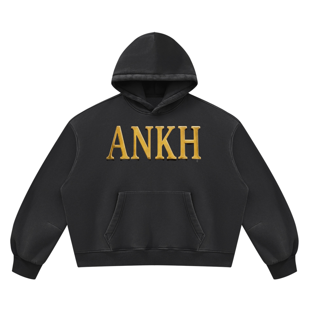 Unisex Vintage Wash Boxy Fleece Hoodie
