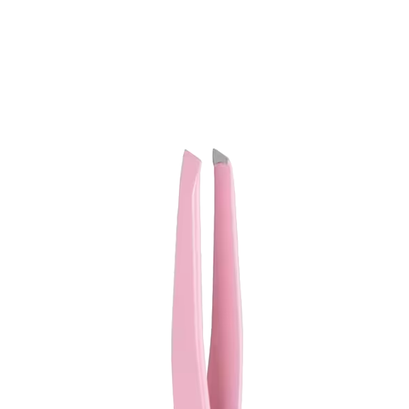 STALEKS BEAUTY & CARE 11 TYPE 3 EYEBROW TWEEZERS WIDE SLANT PINK TBC-11/3 - STALEKS™ by kvadrat store