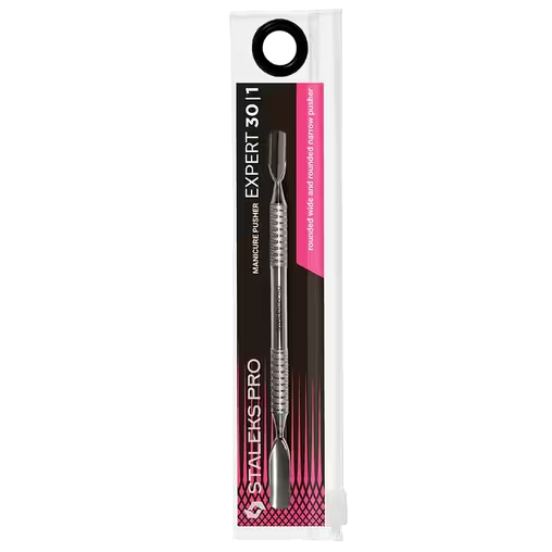 STALEKS PRO EXPERT 30/1 CUTICLE PUSHER (ROUNDED BROAD PUSHER AND ROUNDED PUSHER) PE-30/1- STALEKS™ by kvadrat store