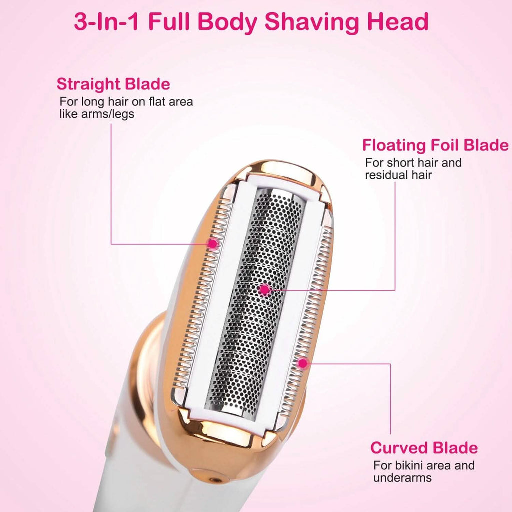 4-in-1 Women Electric Hair Shaver USB Rechargeable by DailySale