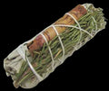 Cinnamon, Rosemary, Yerba Santa & White Sage Smudge Stick (4 in.) by Sacred Crystals