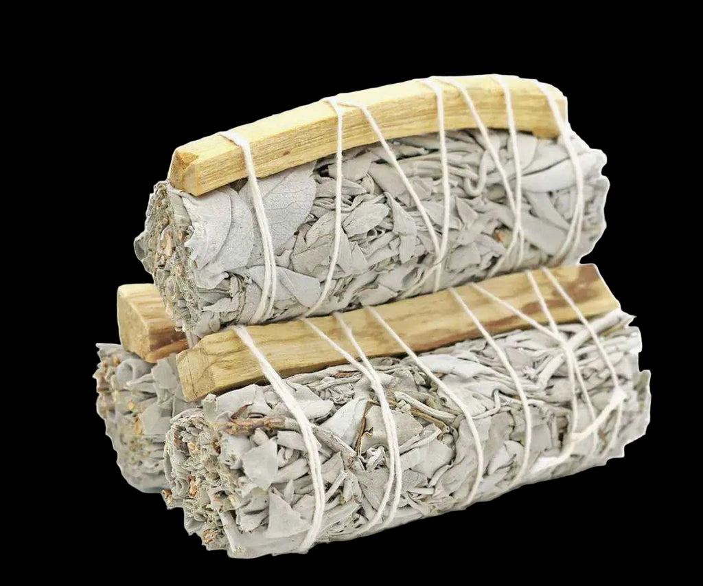 Palo Santo & White Sage Smudge Stick (4 in.) by Sacred Crystals