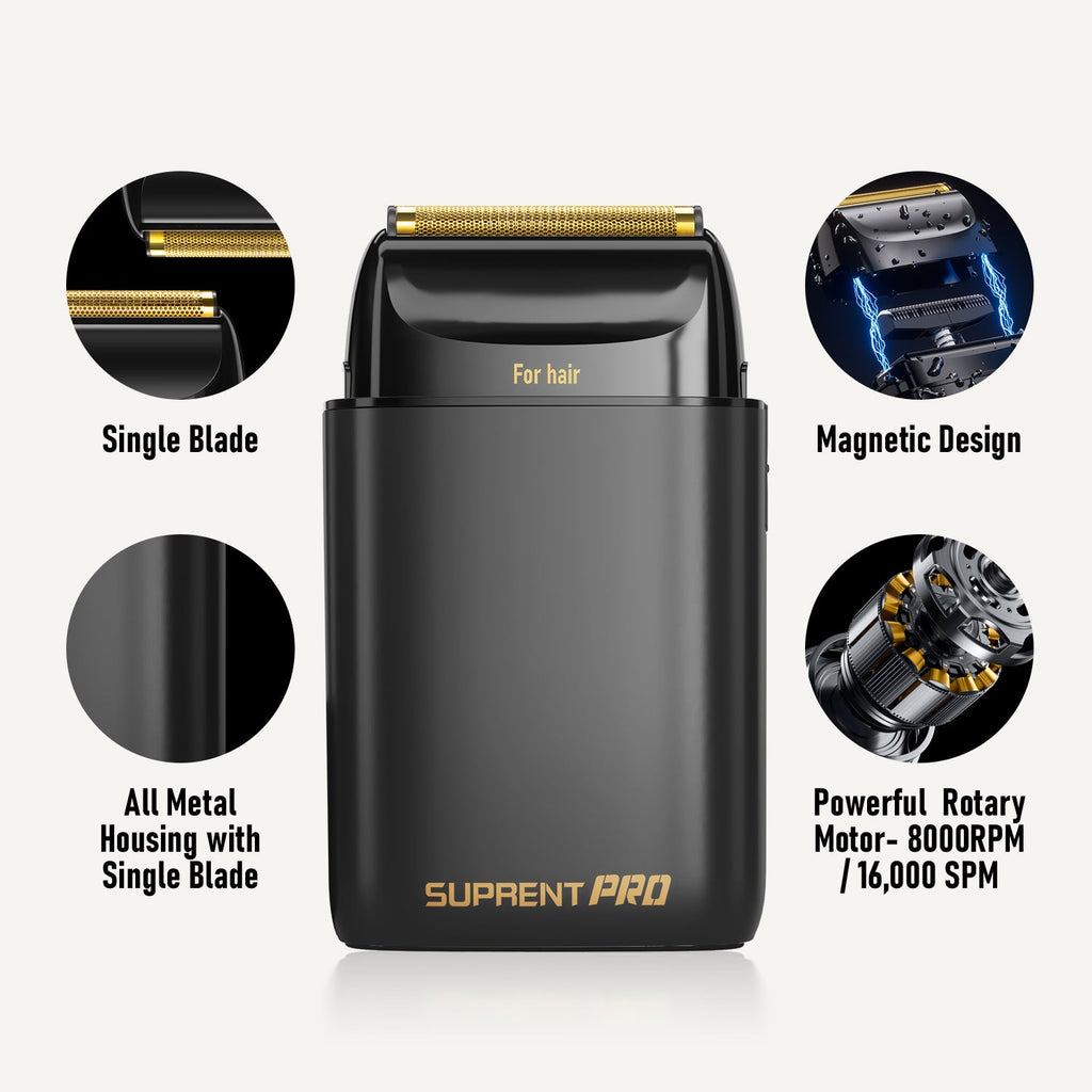 The Dark Reaper Professional Foil Shaver - FS515BX by SUPRENT US
