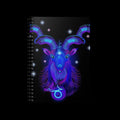 Bleu Aura: Capricorn Spiral Notebook - Ruled Line by Printify