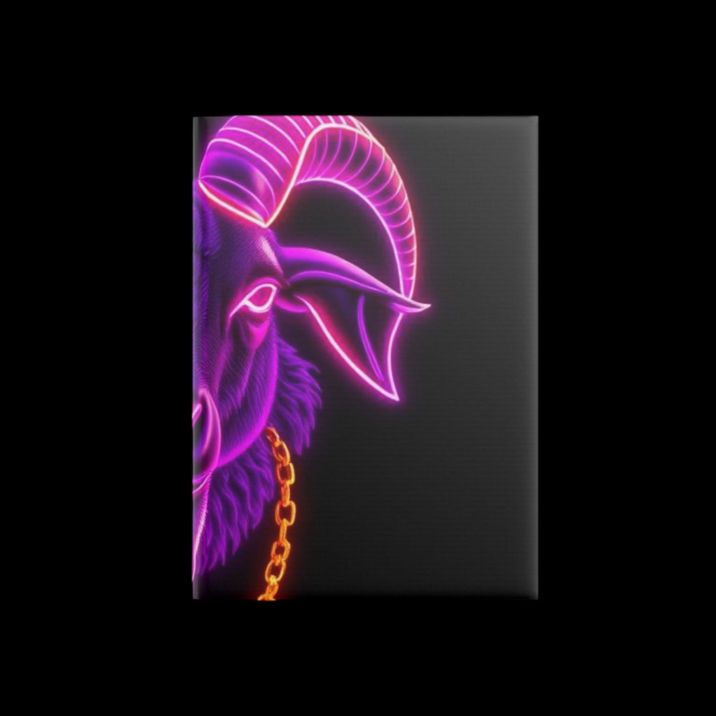 Royal Aura: The Goat Hardcover Notebook with Puffy Covers by Printify