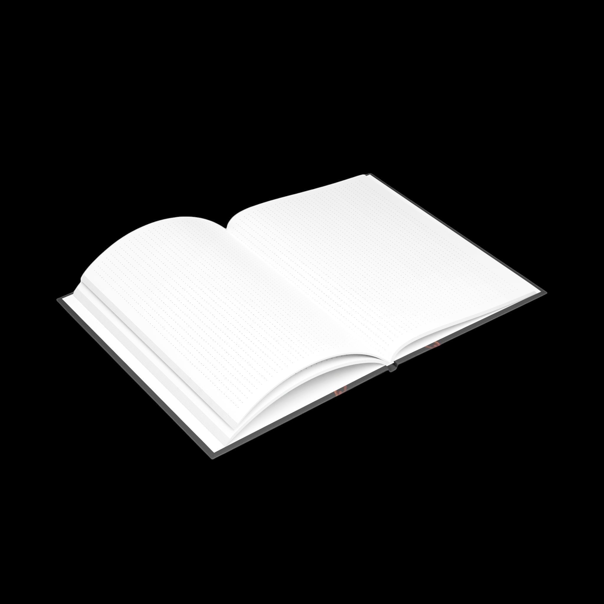 Royal Aura: Black Sheep Hardcover Notebook with Puffy Covers by Printify