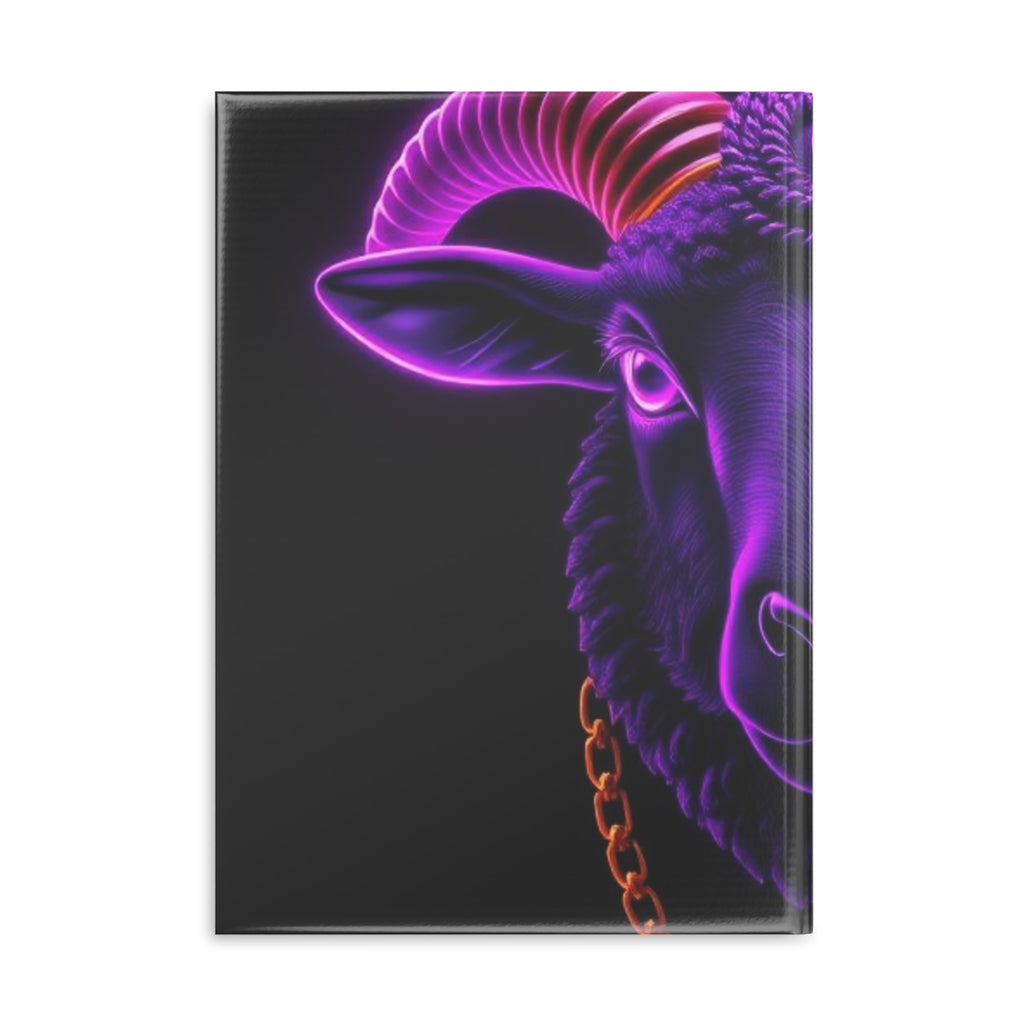 Royal Aura: Black Sheep Hardcover Notebook with Puffy Covers by Printify