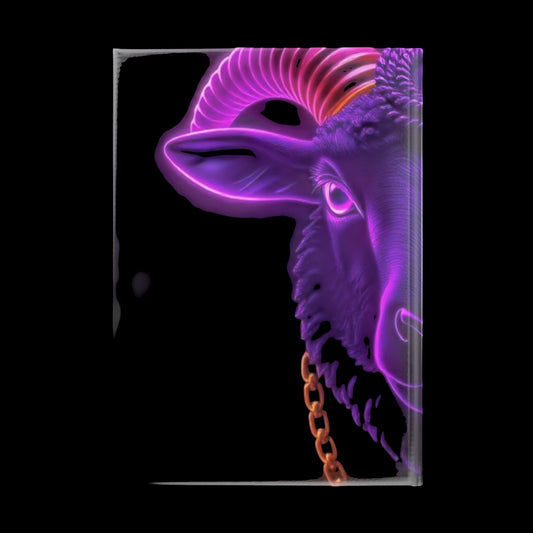 Royal Aura: Black Sheep Hardcover Notebook with Puffy Covers - AetherLux.Shop