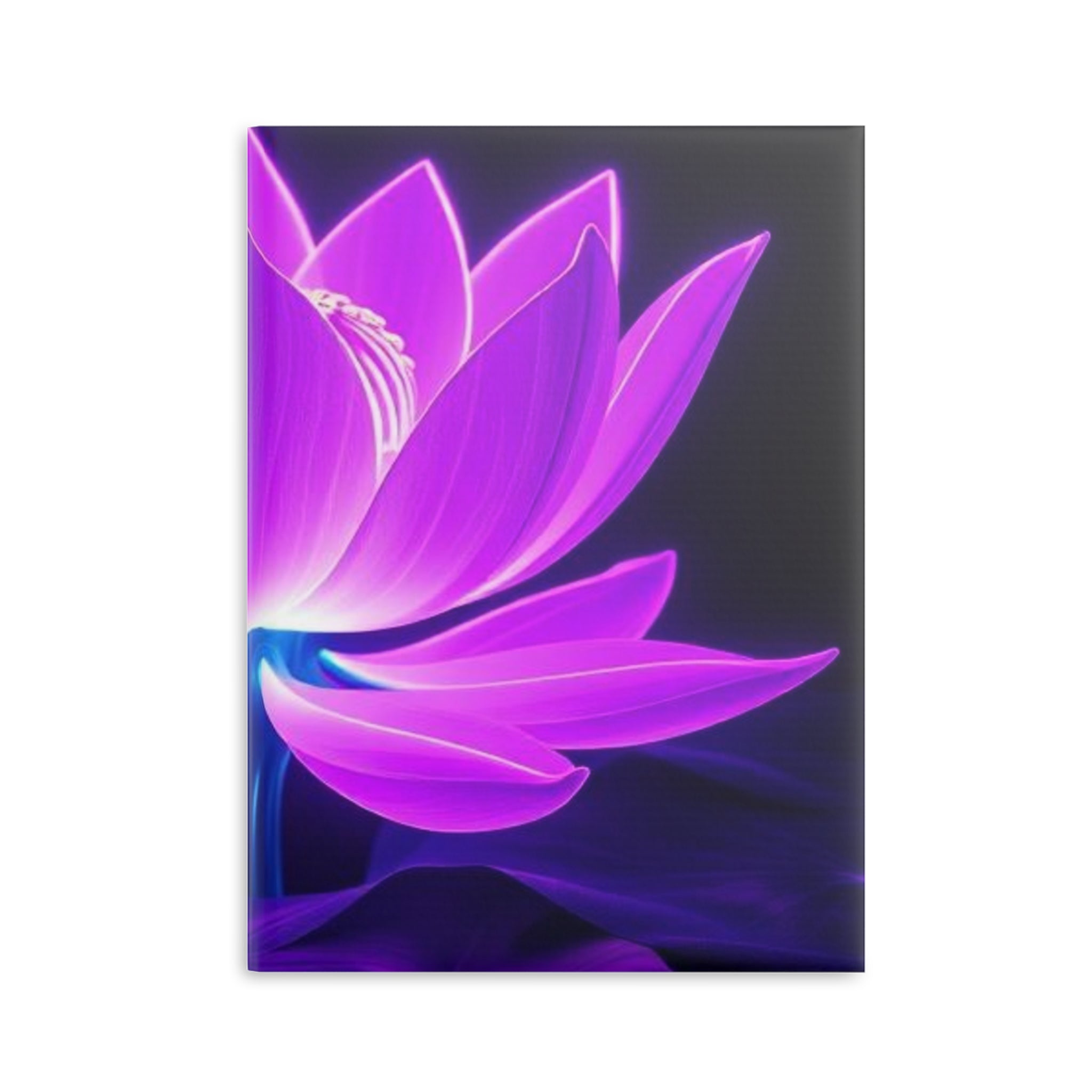 Royal Aura: Lotus Flower Hardcover Notebook with Puffy Covers