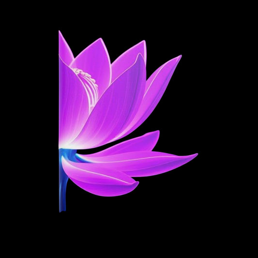 Royal Aura: Lotus Flower Hardcover Notebook with Puffy Covers - AetherLux.Shop