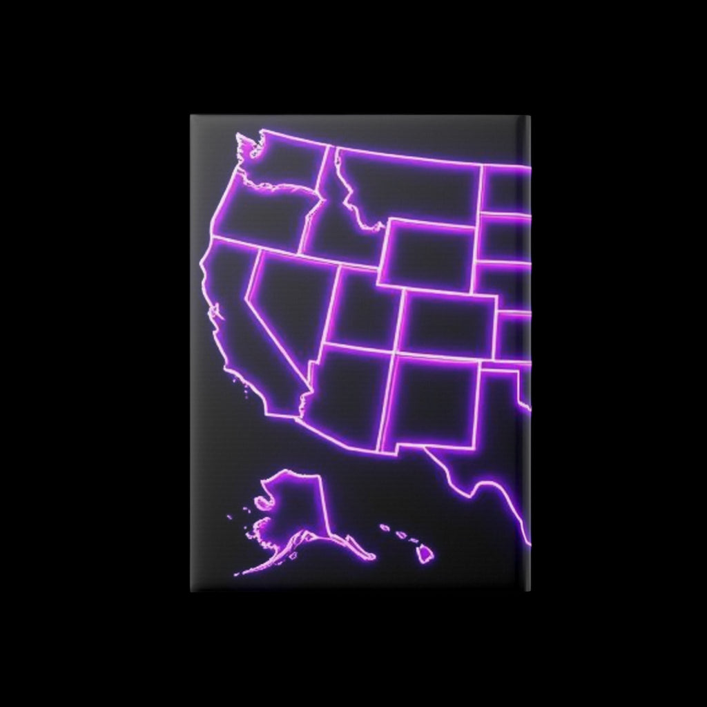 Royal Aura: America Hardcover Notebook with Puffy Covers by Printify