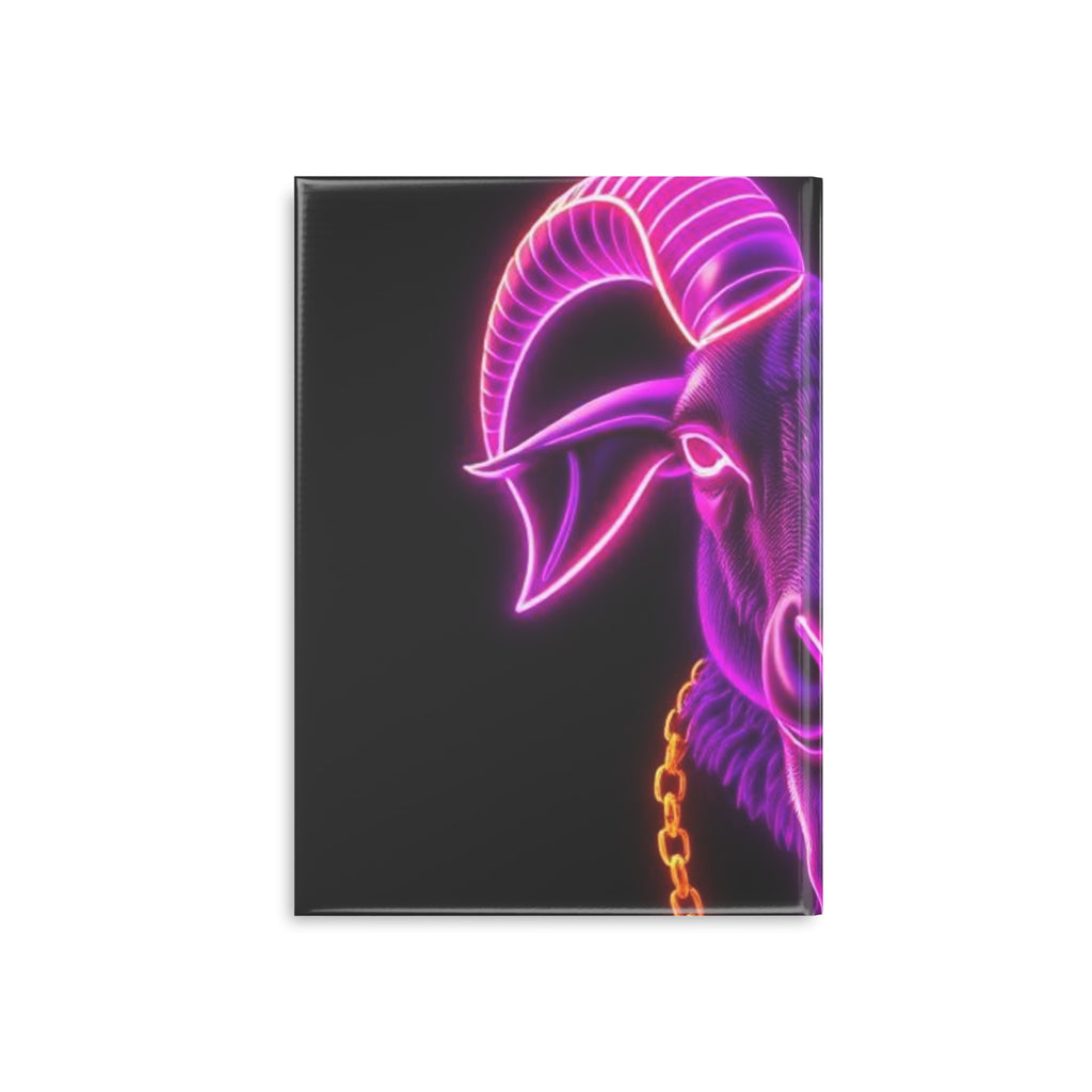 Royal Aura: The Goat Hardcover Notebook with Puffy Covers