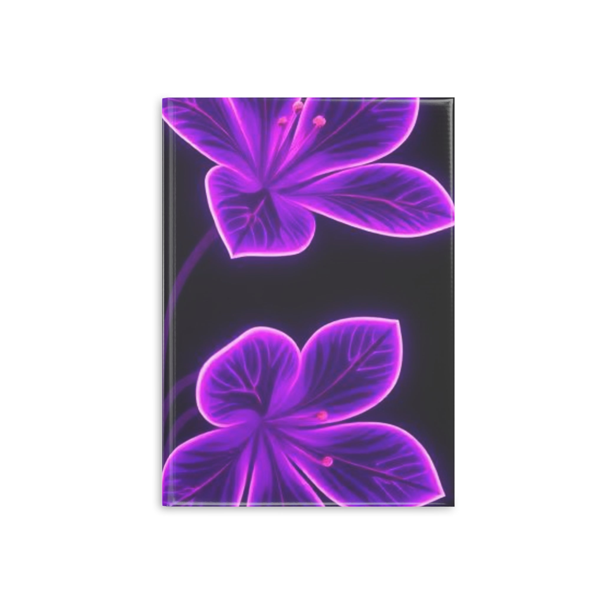Royal Aura: Flower Hardcover Notebook with Puffy Covers
