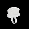 STALEKS - Finger ring manicure brush for dust removal EXPERT 03 mini (10 pcs)- DBE-03-10 by kvadrat store