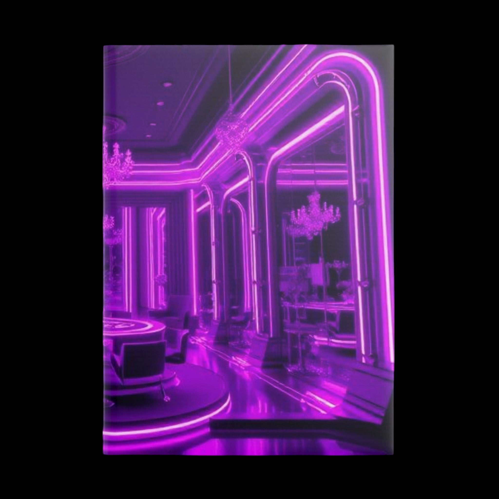 Royal Aura: Front Room Hardcover Notebook with Puffy Covers by Printify