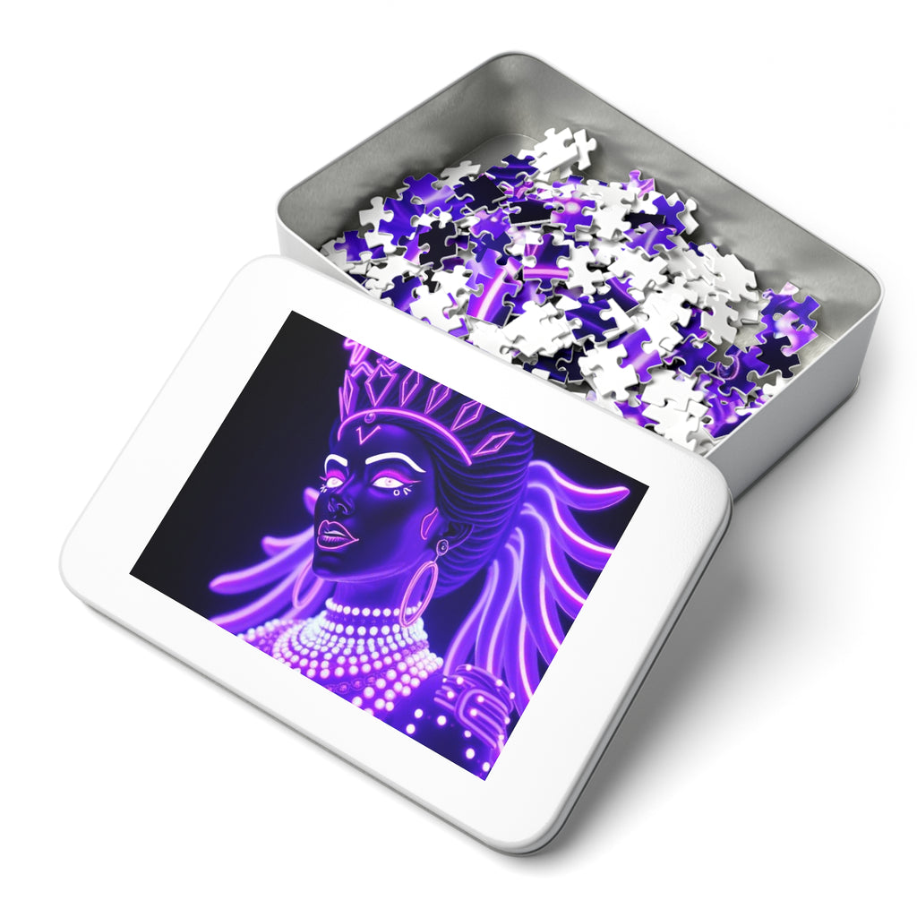 Thee Empress Jigsaw Puzzle with Tin