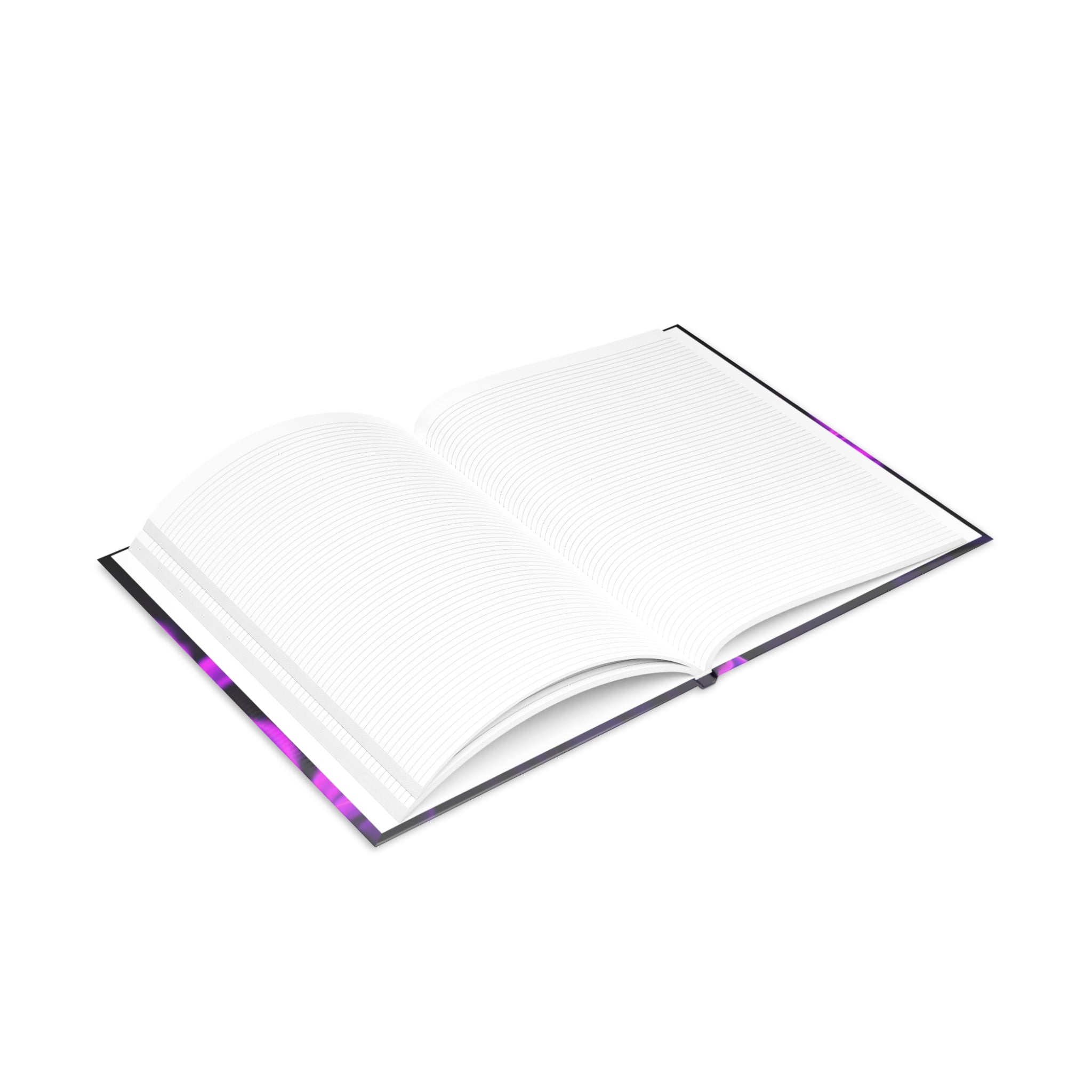Royal Aura: Dark Flowers Hardcover Notebook with Puffy Covers