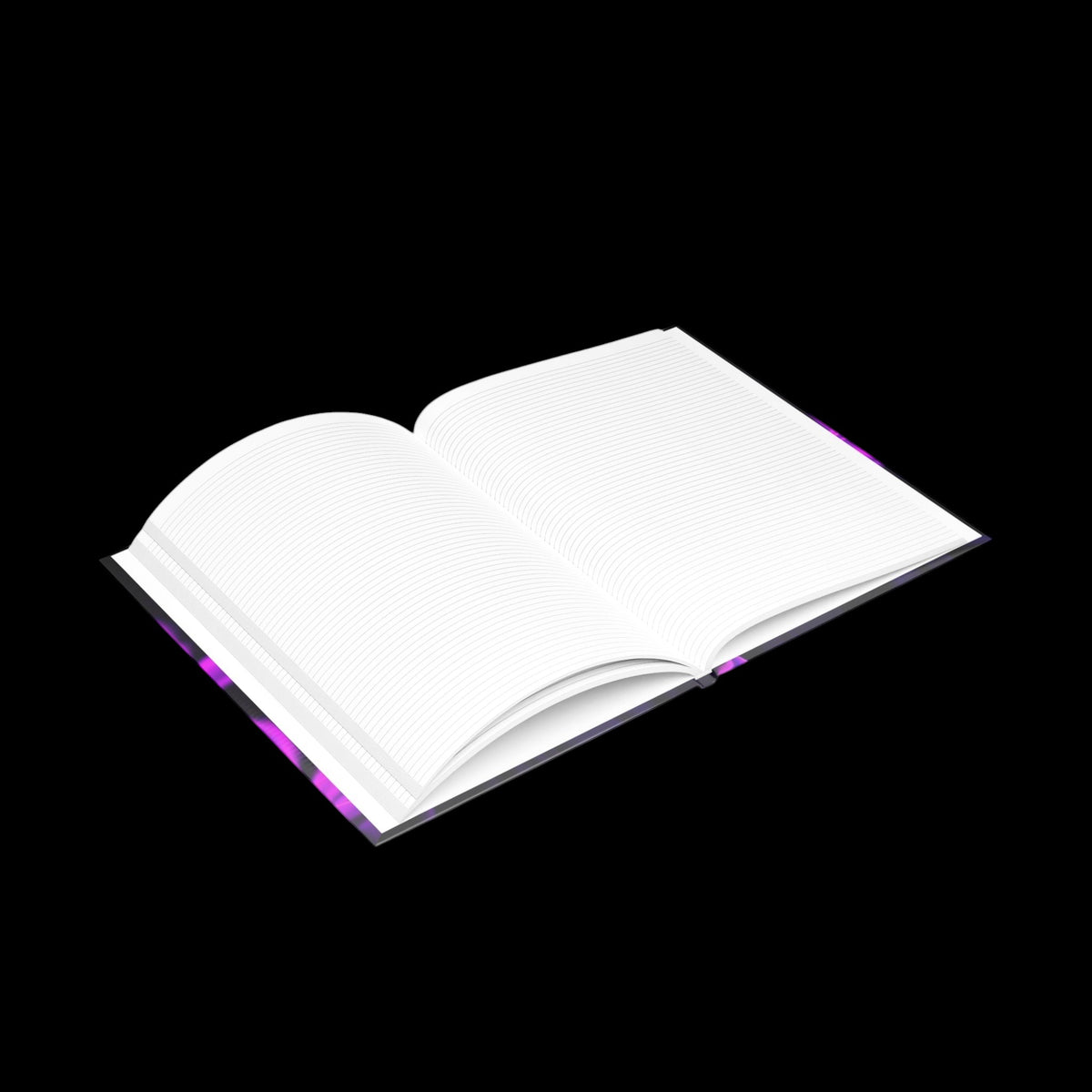 Royal Aura: Dark Flowers Hardcover Notebook with Puffy Covers - AetherLux.Shop