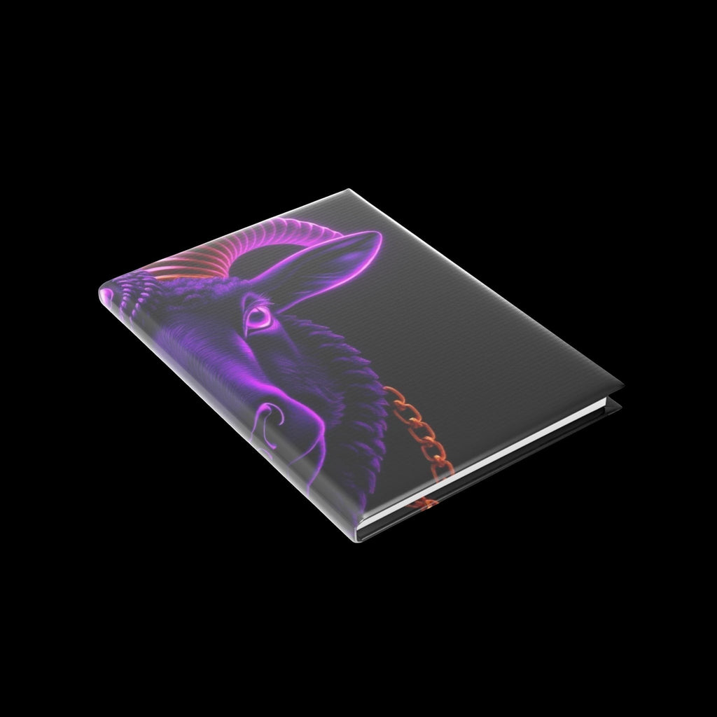 Royal Aura: Black Sheep Hardcover Notebook with Puffy Covers by Printify