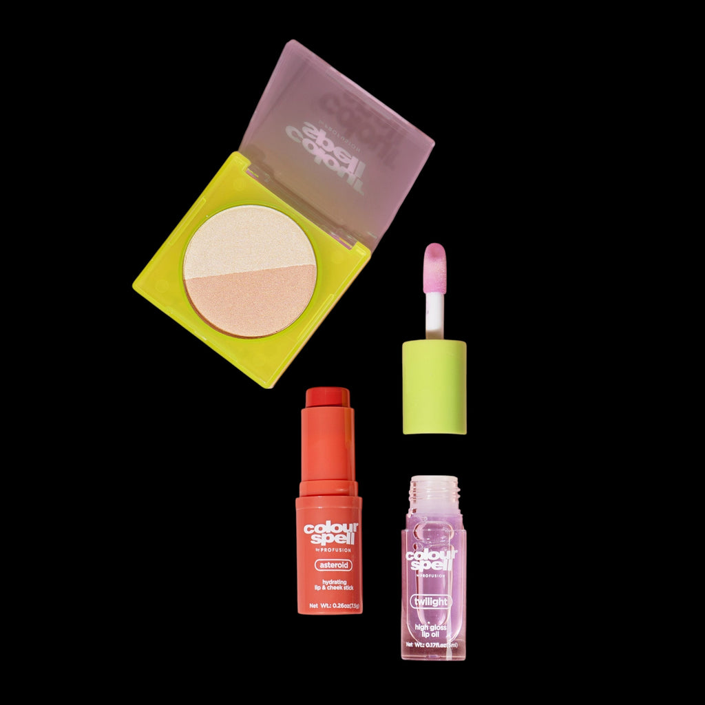 Serving Glow Collection- Highlight, Blush & Lip Oil by ColourSpell