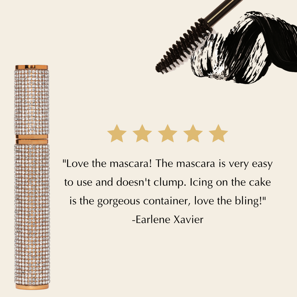 Mega Volume Vegan Mascara – Smudge-Proof with Handmade Diamond Case by EpiLynx